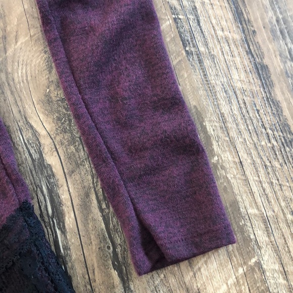 Vanity eggplant colored cowel neck top - Picture 6 of 10